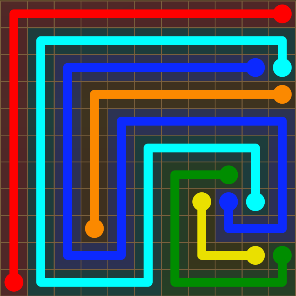 Flow Free 5586 Solution