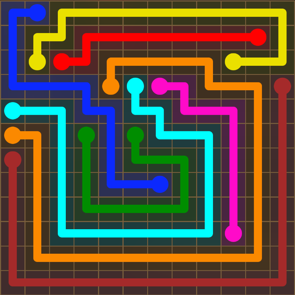 Flow Free 5591 Solution