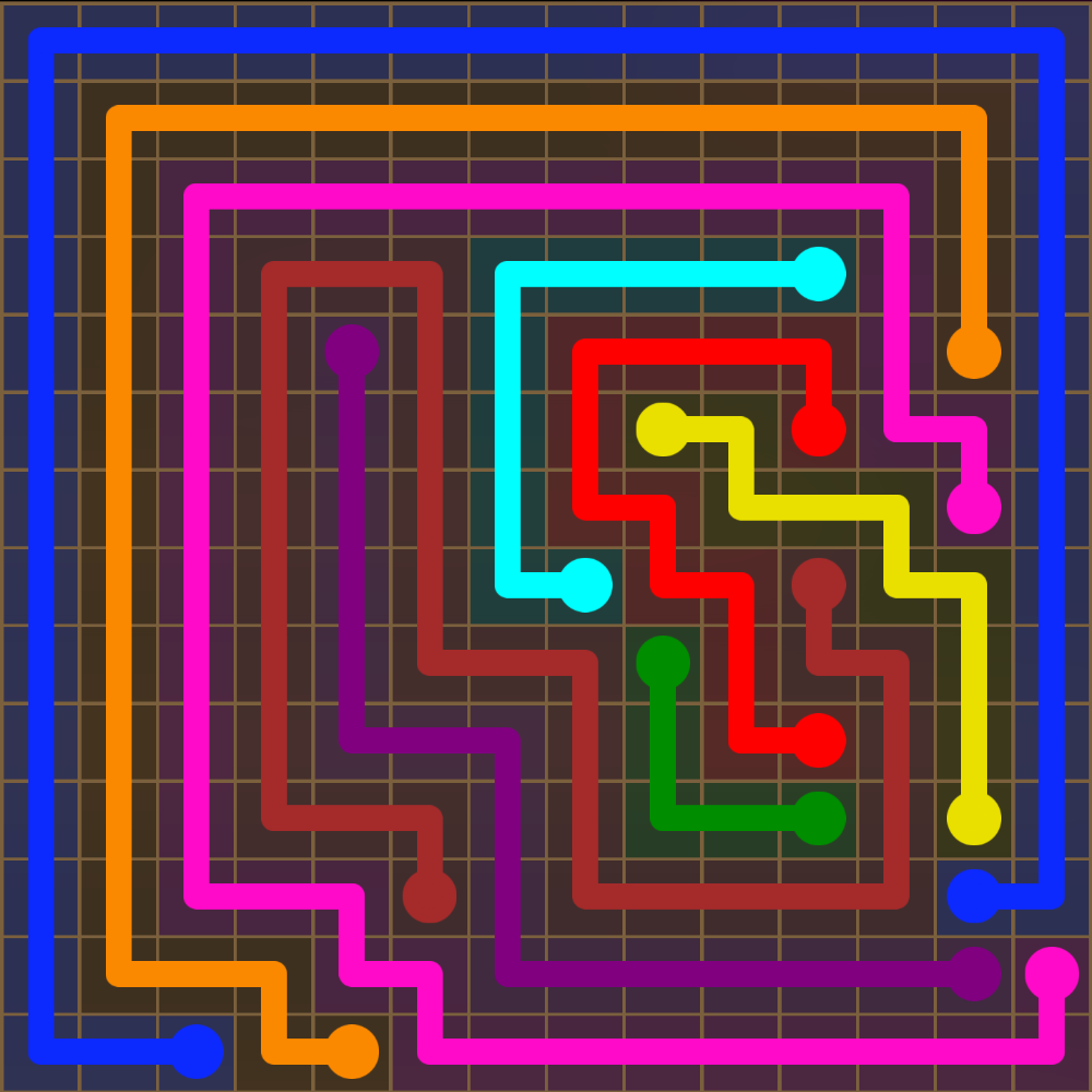 Flow Free 5597 Solution