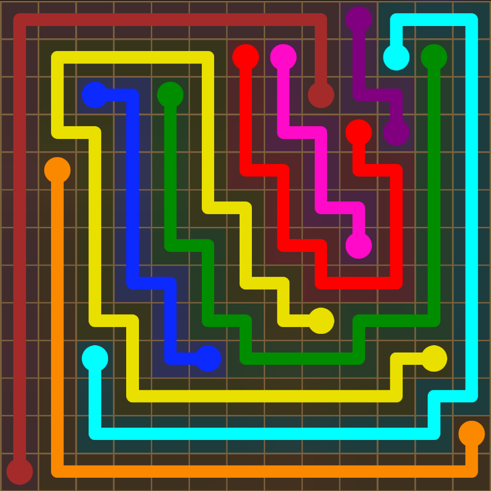 Flow Free 5598 Solution