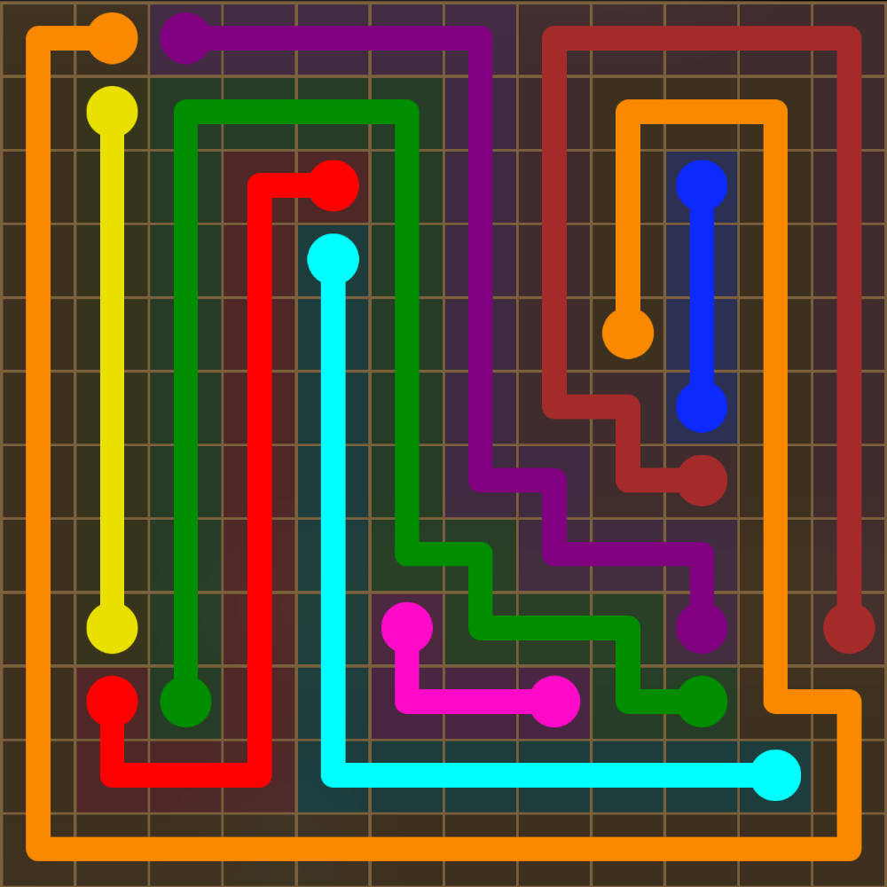 Flow Free 5599 Solution