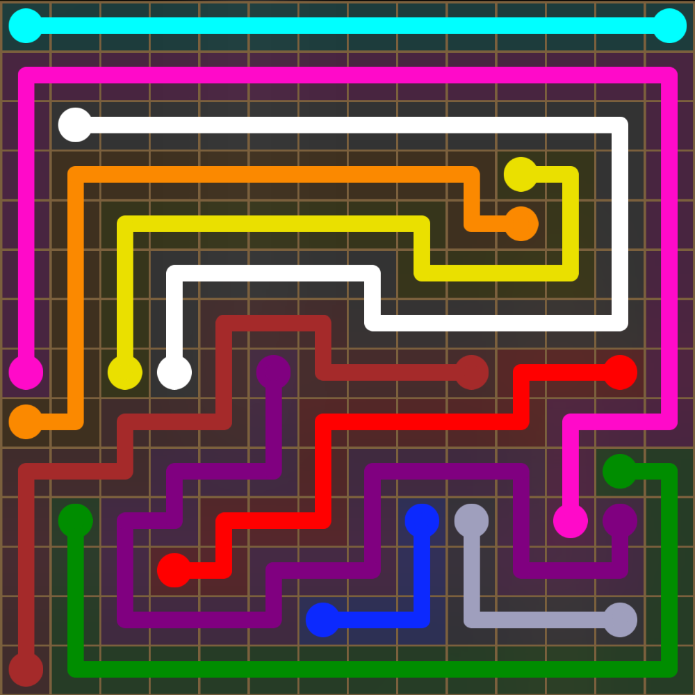 Flow Free 5605 Solution