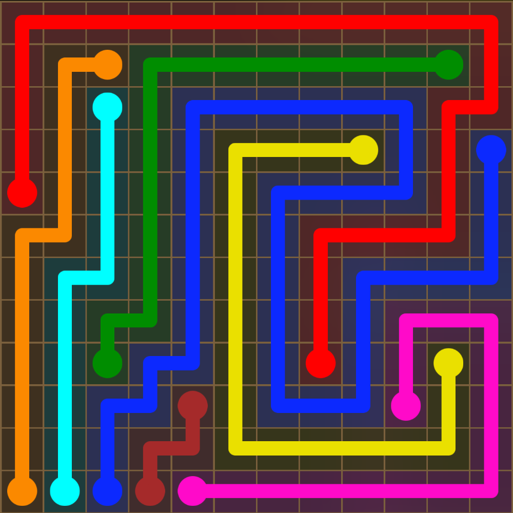 Flow Free 5607 Solution