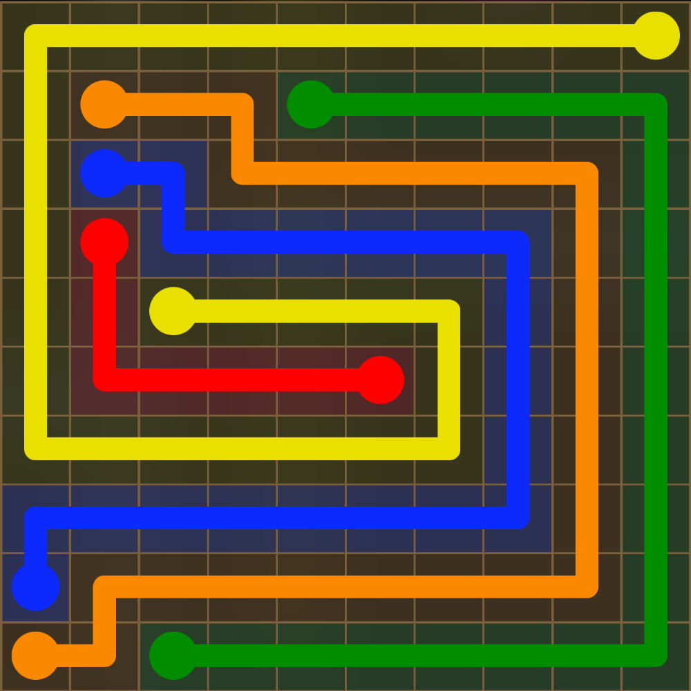Flow Free 5609 Solution