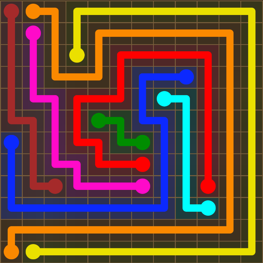 Flow Free 5623 Solution