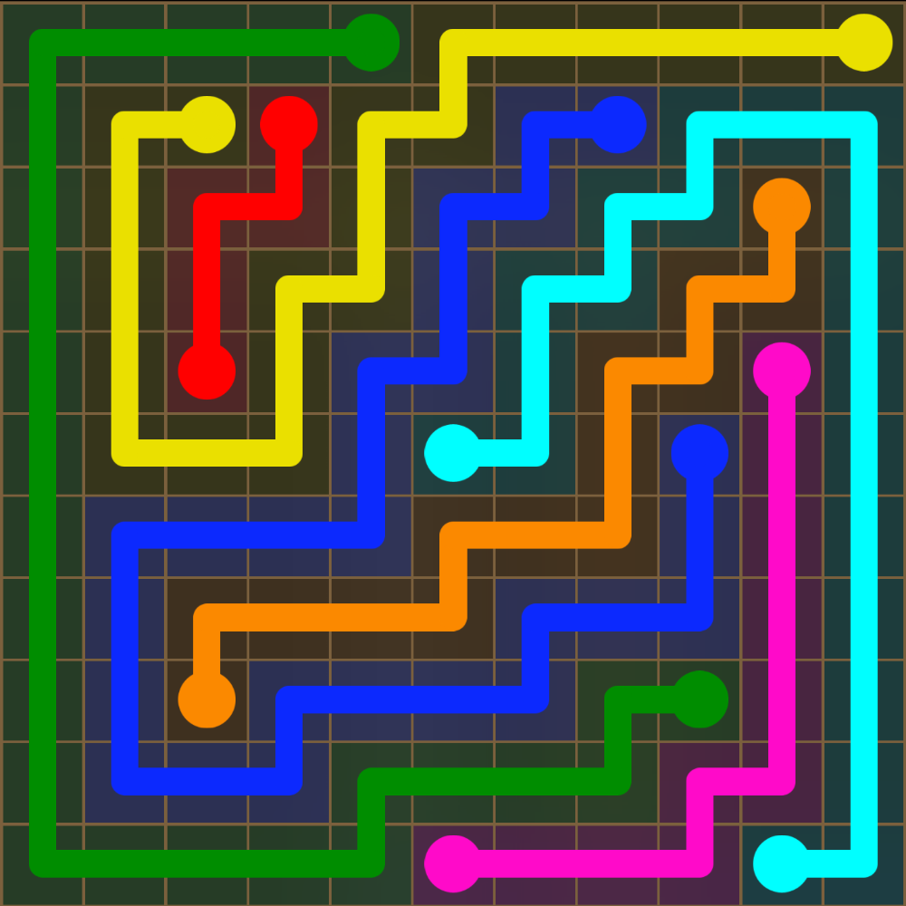 Flow Free 5624 Solution