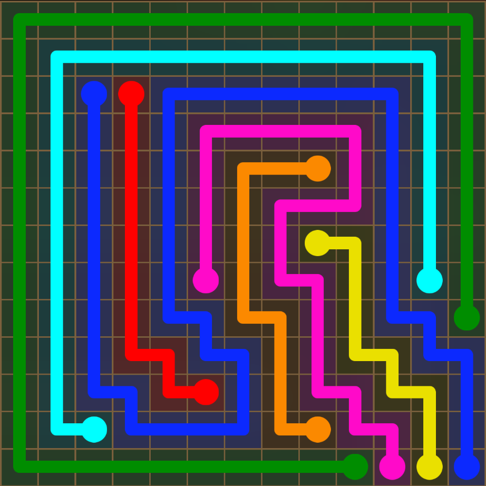 Flow Free 5628 Solution