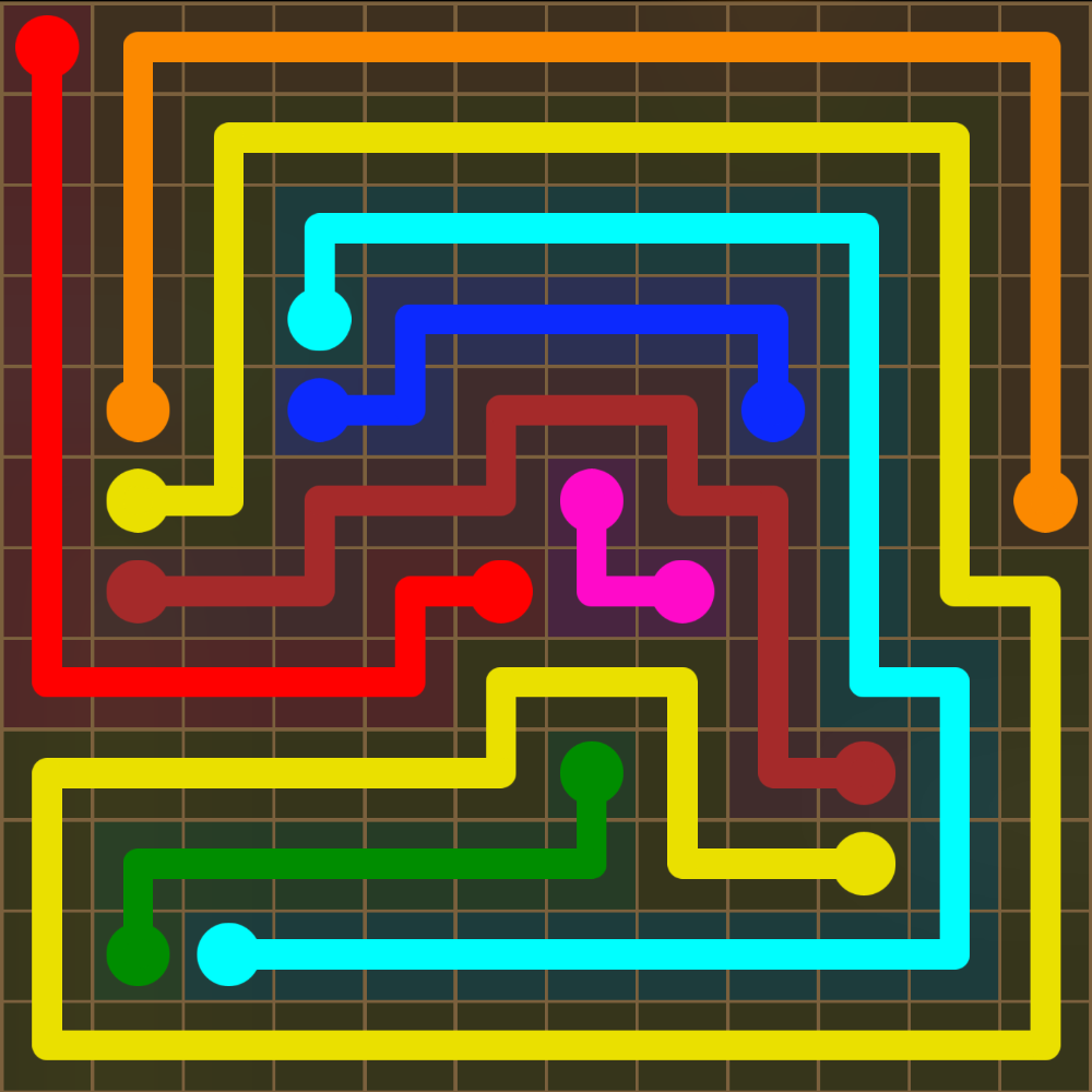 Flow Free 5631 Solution