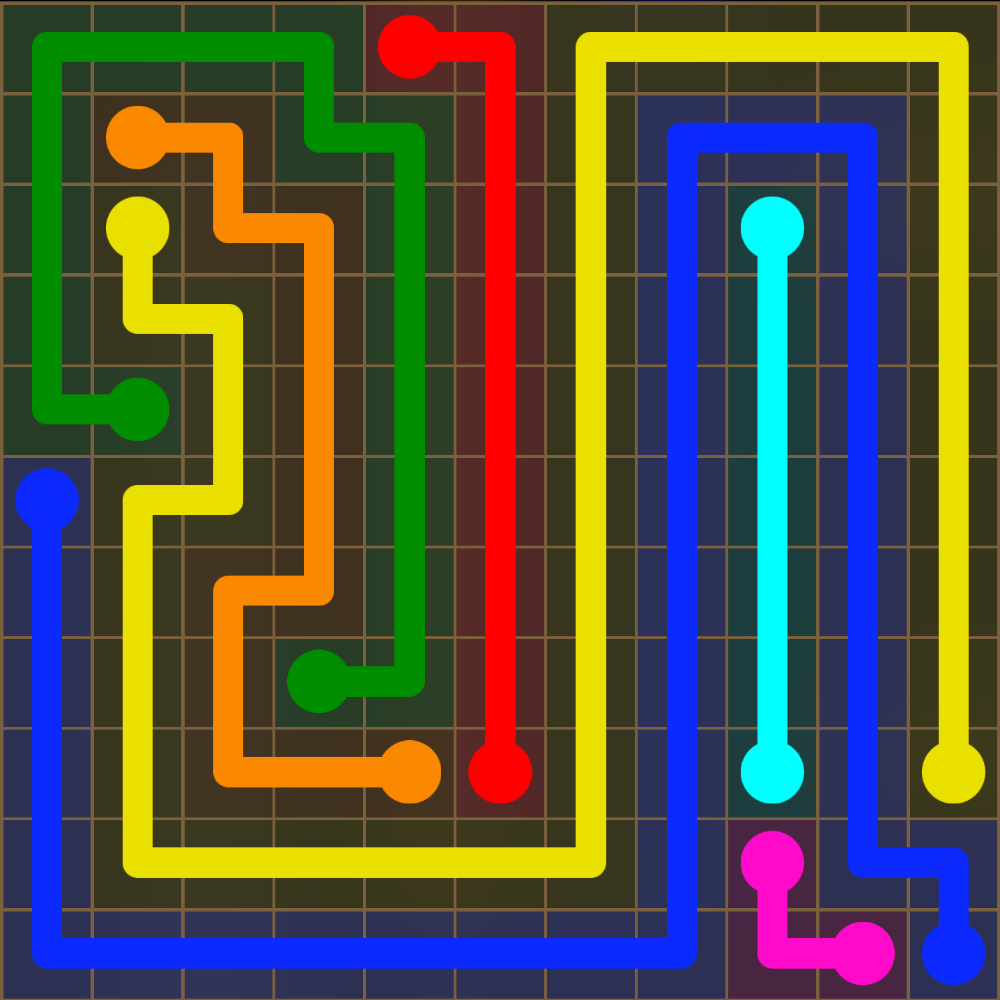 Flow Free 5632 Solution