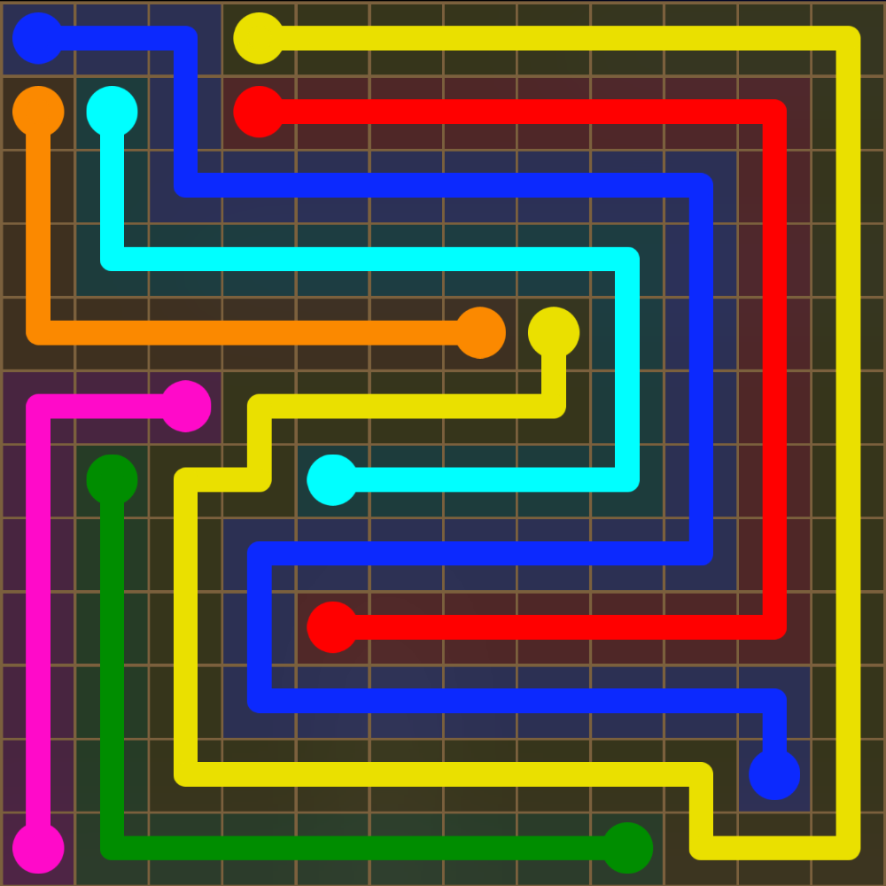 Flow Free 5635 Solution