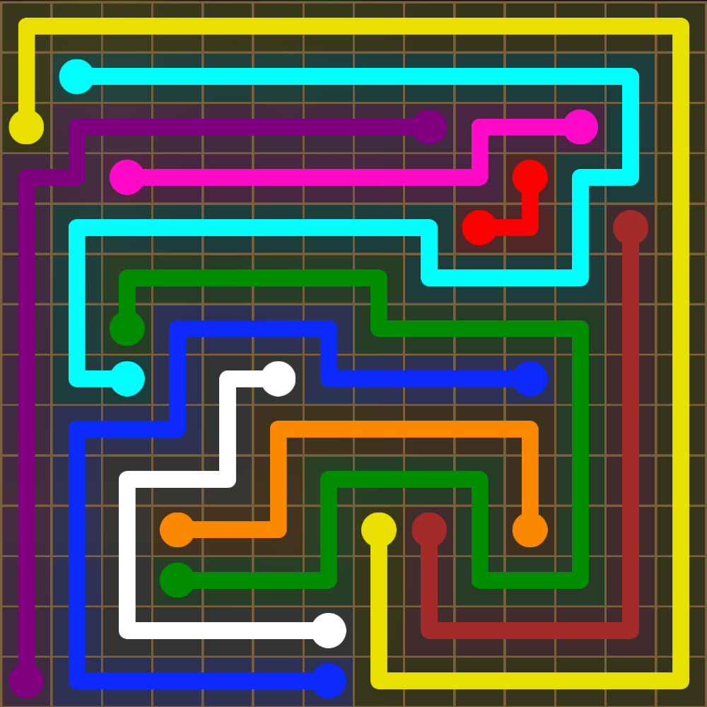 Flow Free 5637 Solution