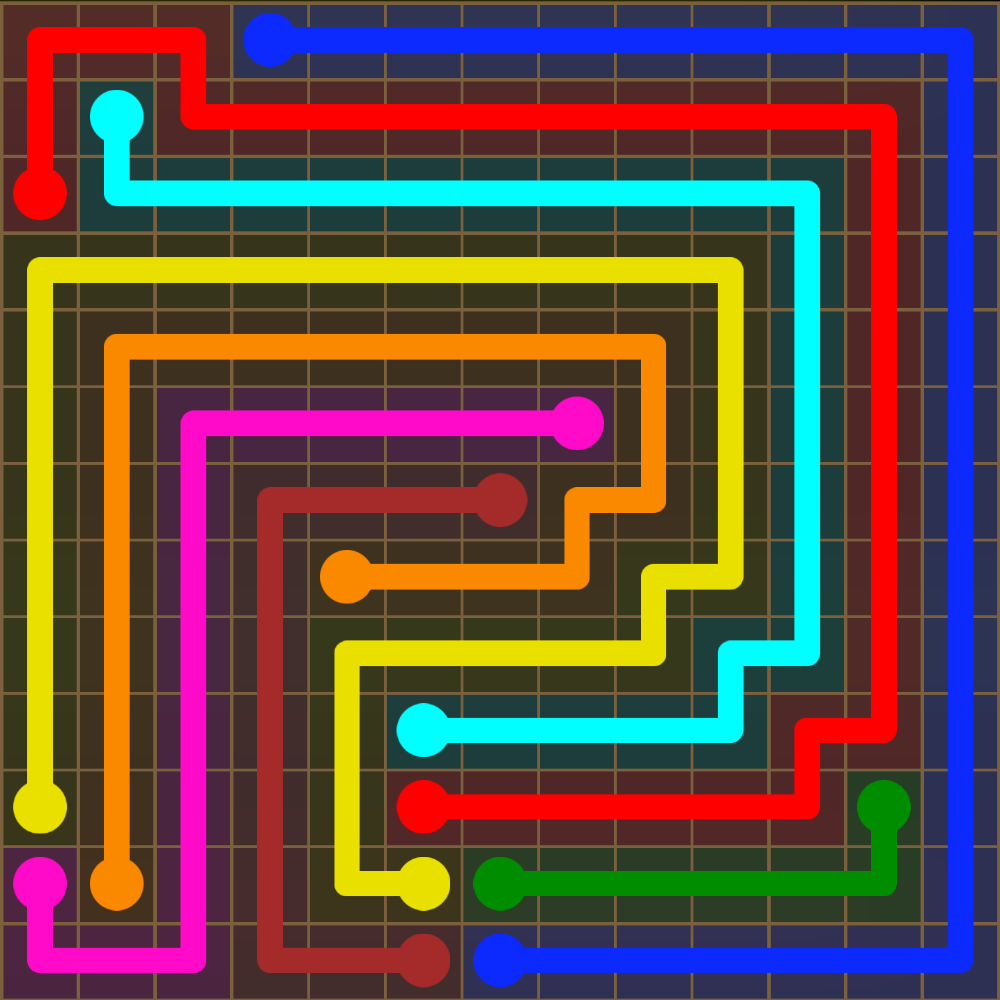 Flow Free 5638 Solution