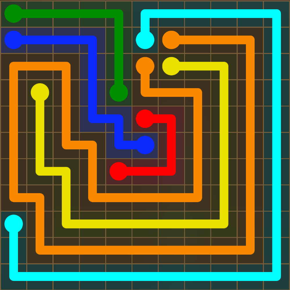 Flow Free 5618 Solution