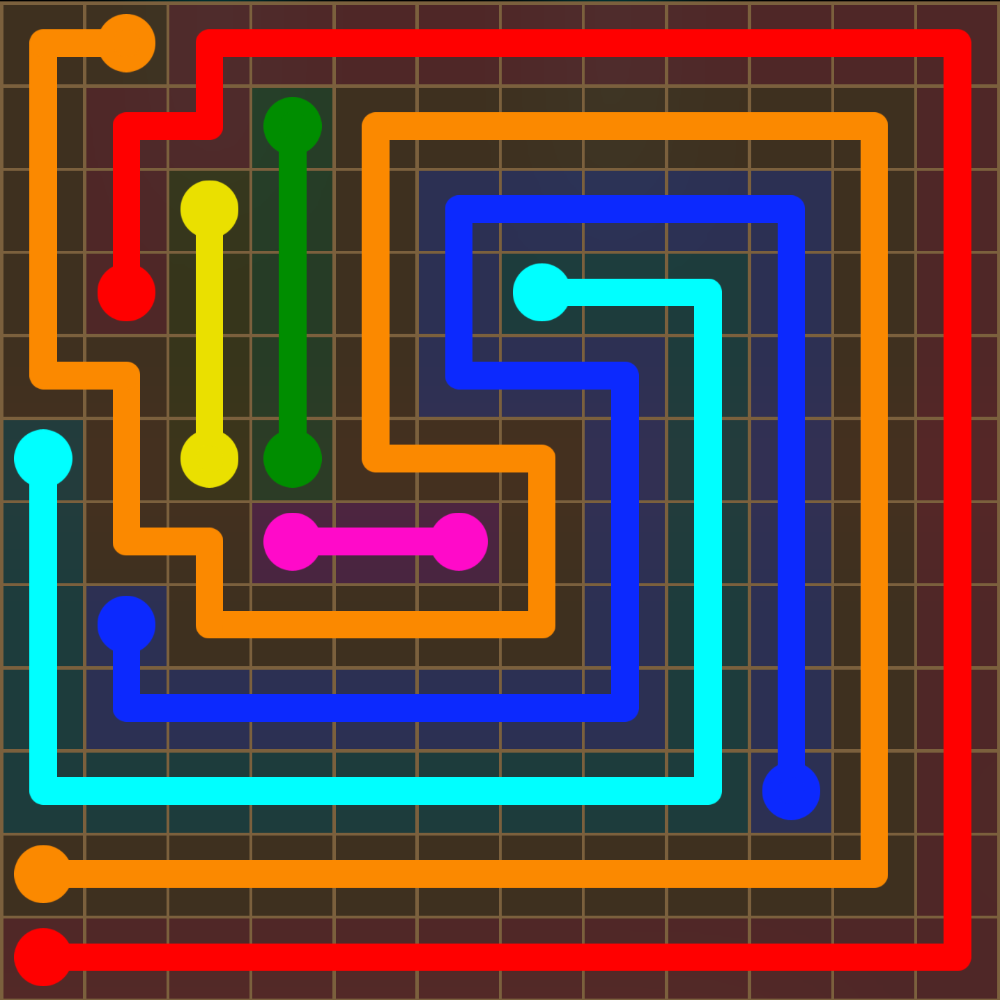 Flow Free 5619 Solution