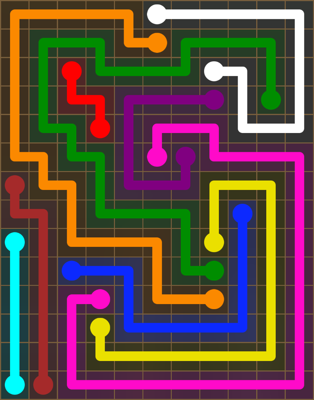 Flow Free 5689 Solution
