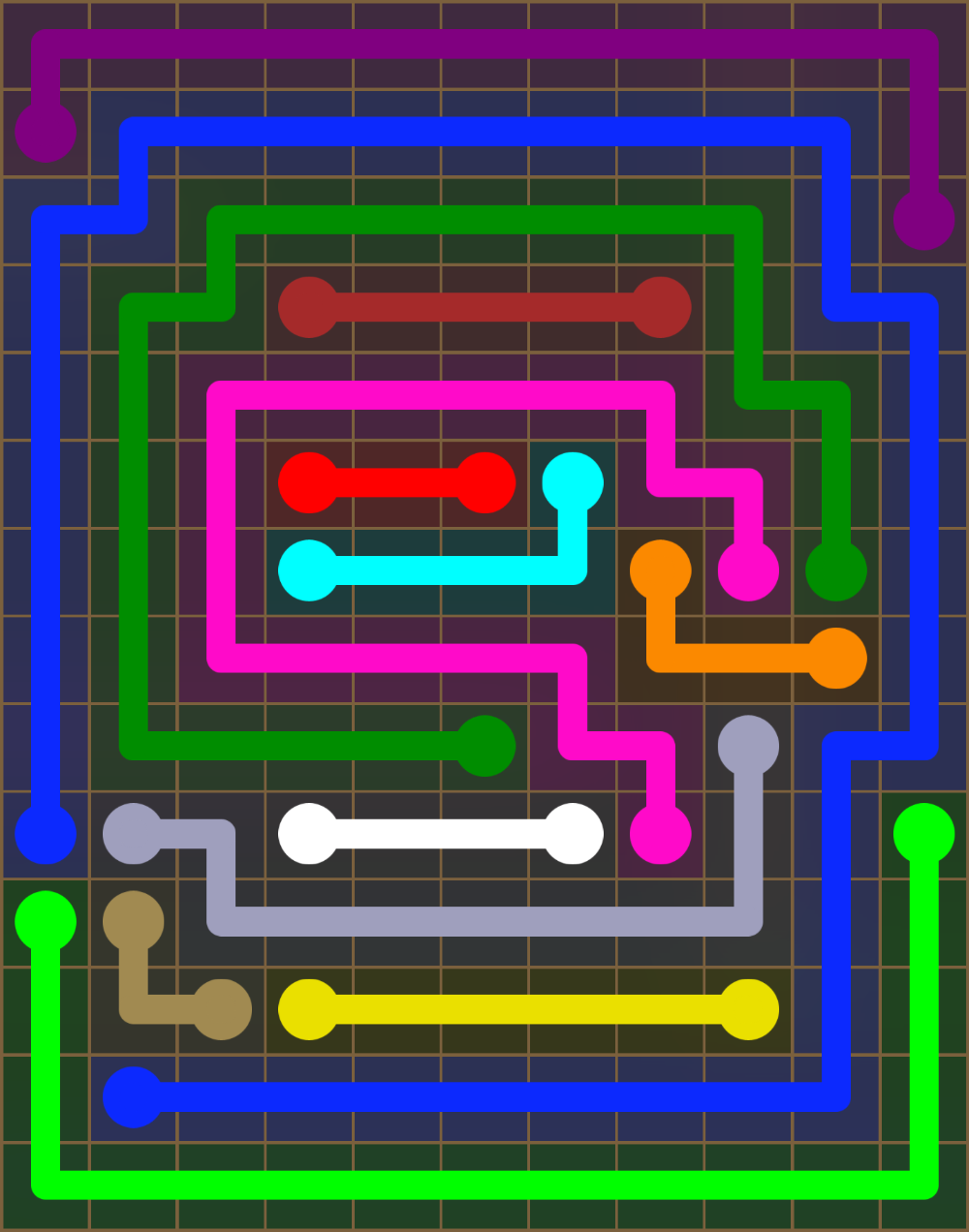Flow Free 5676 Solution