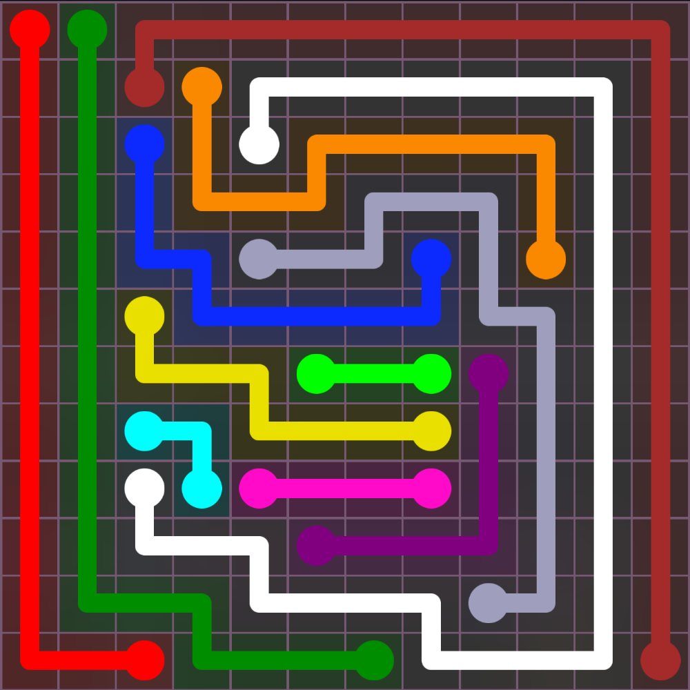 Flow Free 6349 Solution