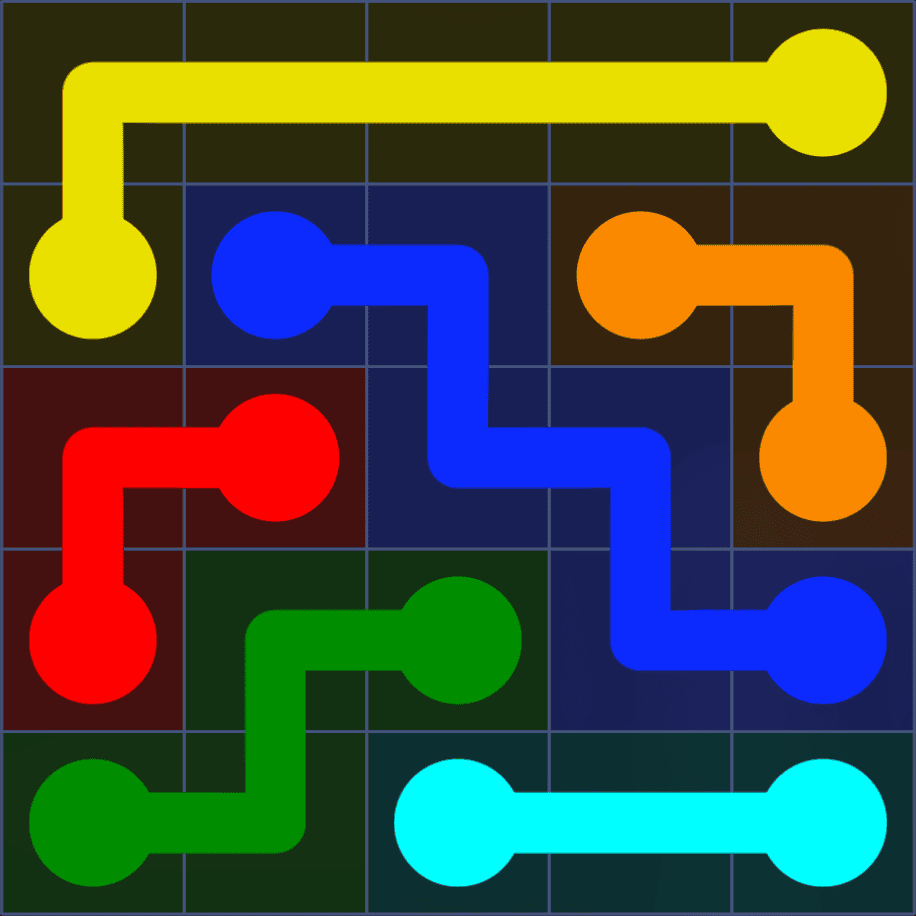 Flow Free 9349 Solution