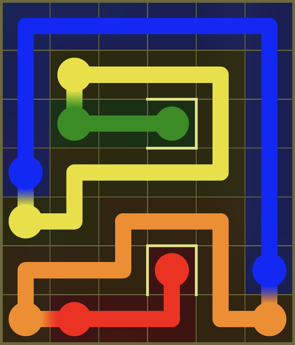 Flow Free 7841 Solution