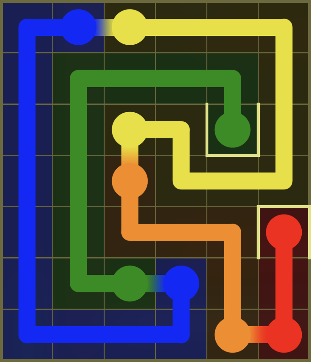 Flow Free 7858 Solution
