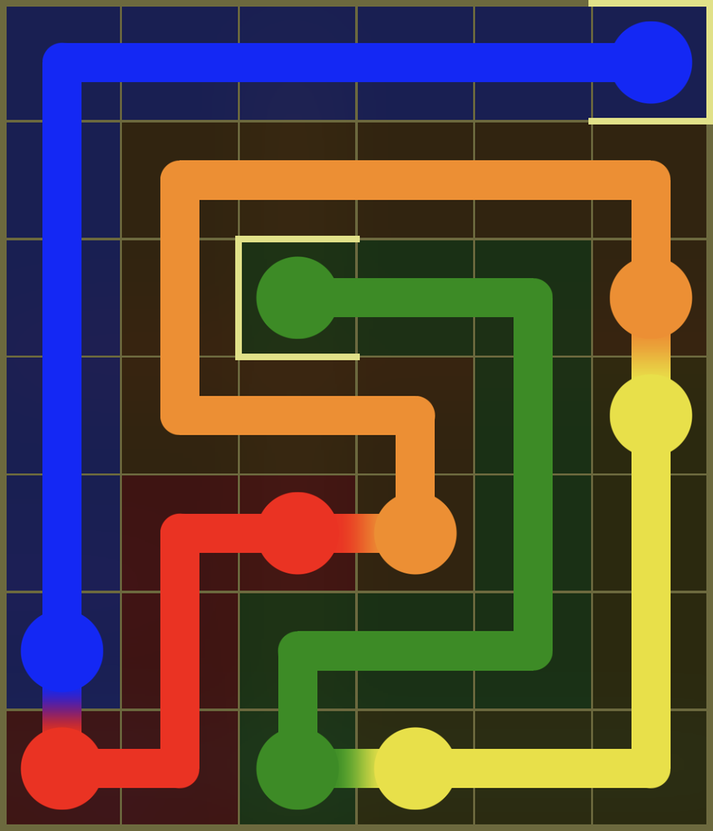 Flow Free 7839 Solution