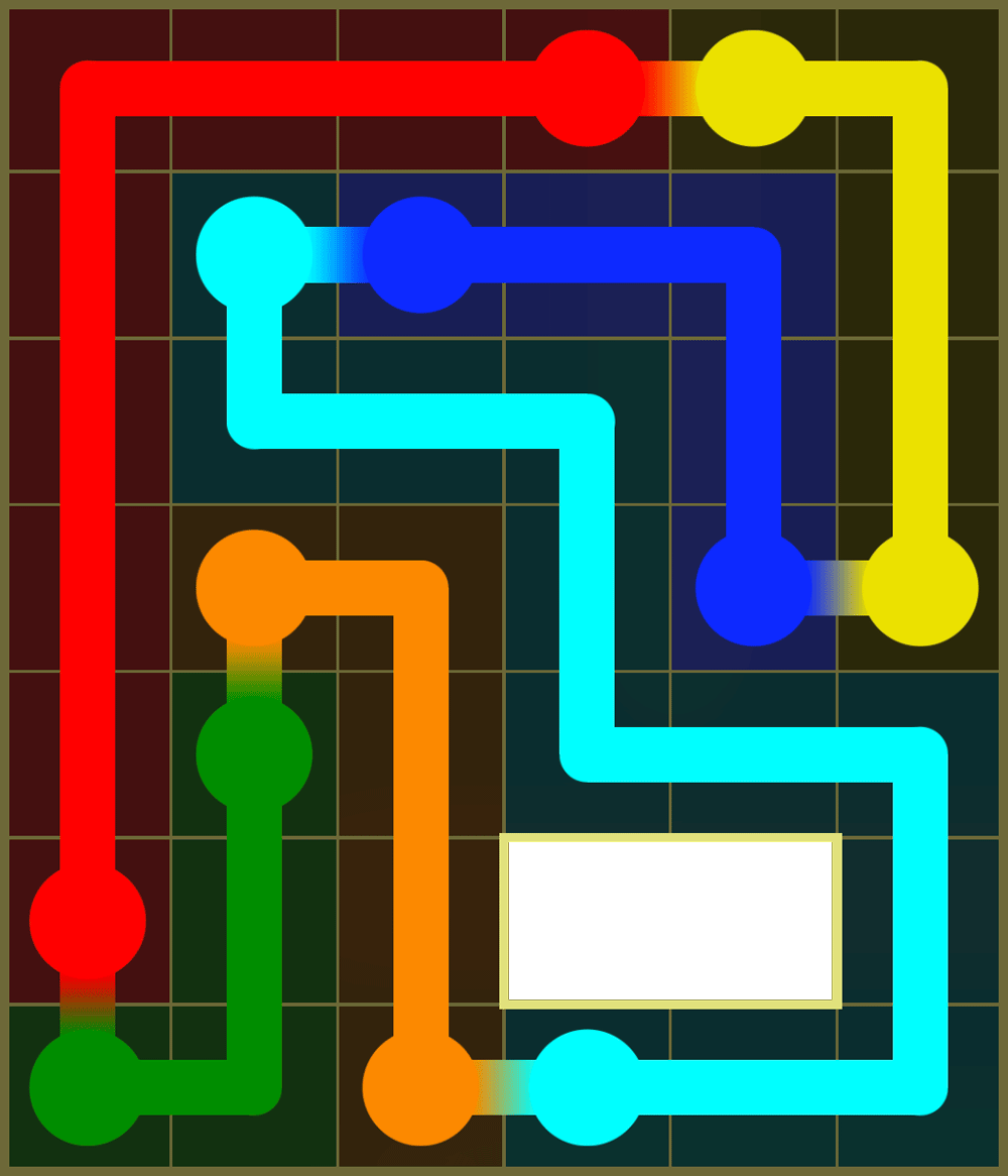 Flow Free 7541 Solution