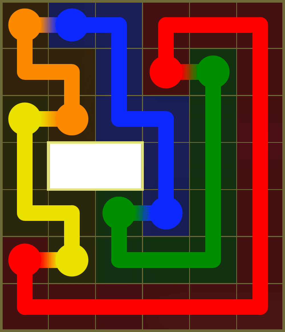 Flow Free 7543 Solution