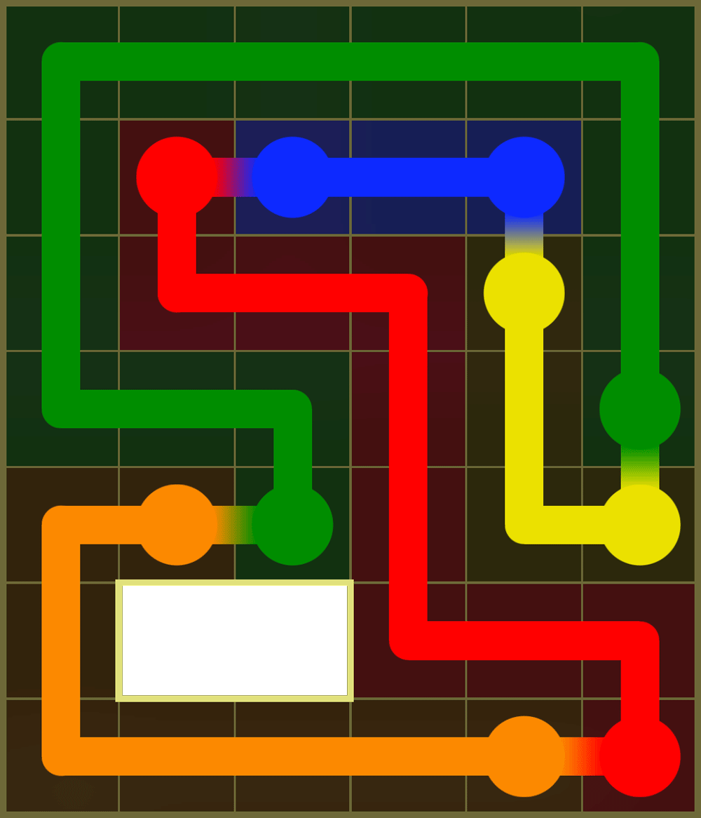 Flow Free 7544 Solution