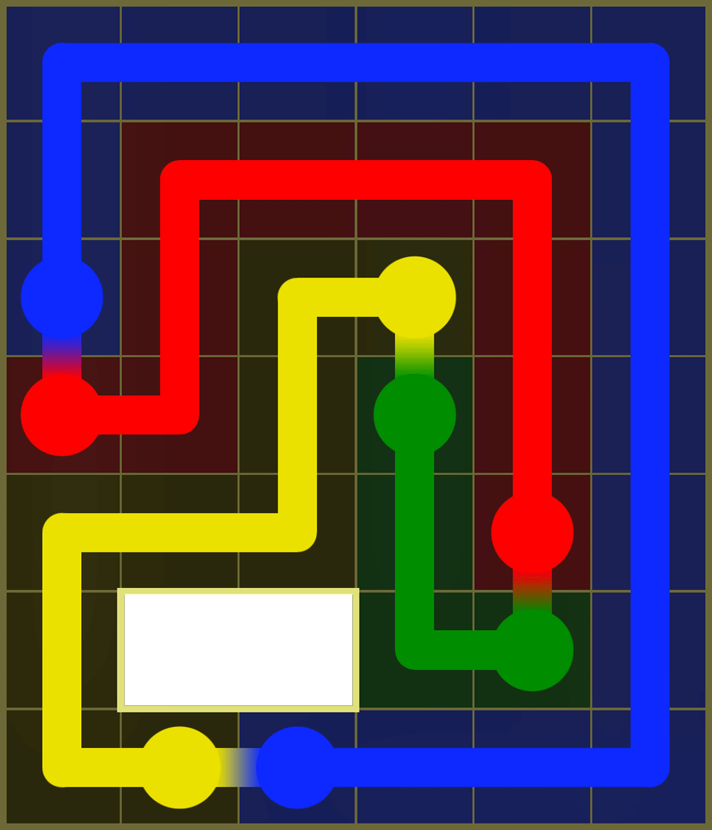 Flow Free 7546 Solution