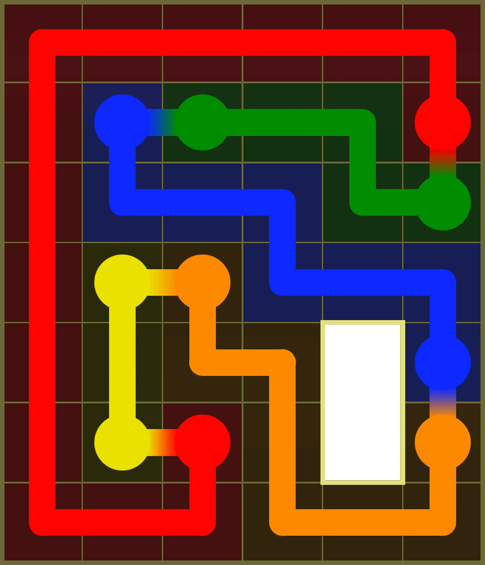 Flow Free 7548 Solution