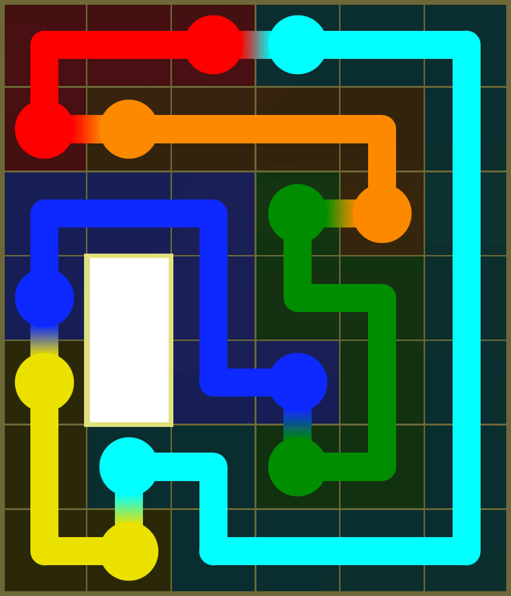 Flow Free 7549 Solution