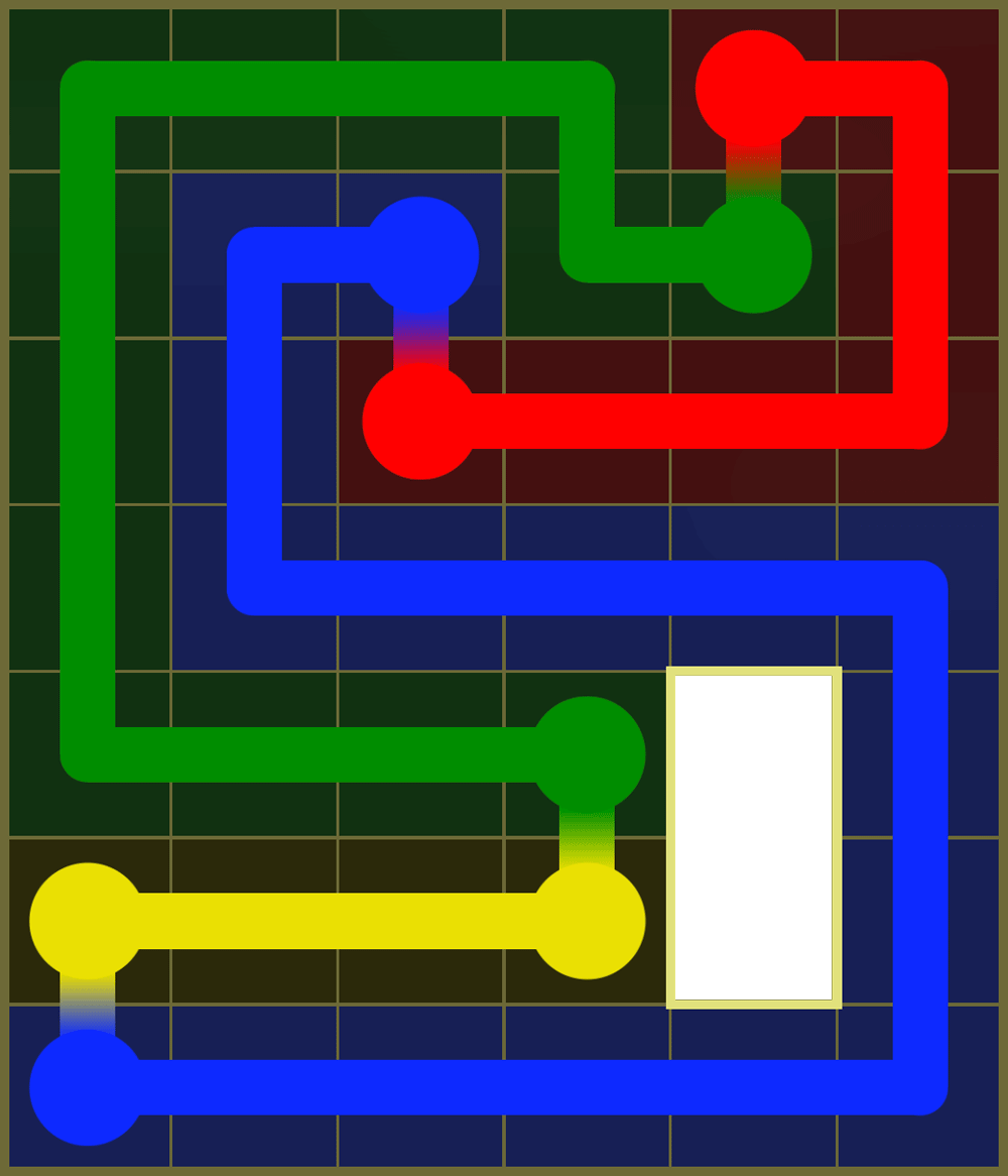 Flow Free 7551 Solution