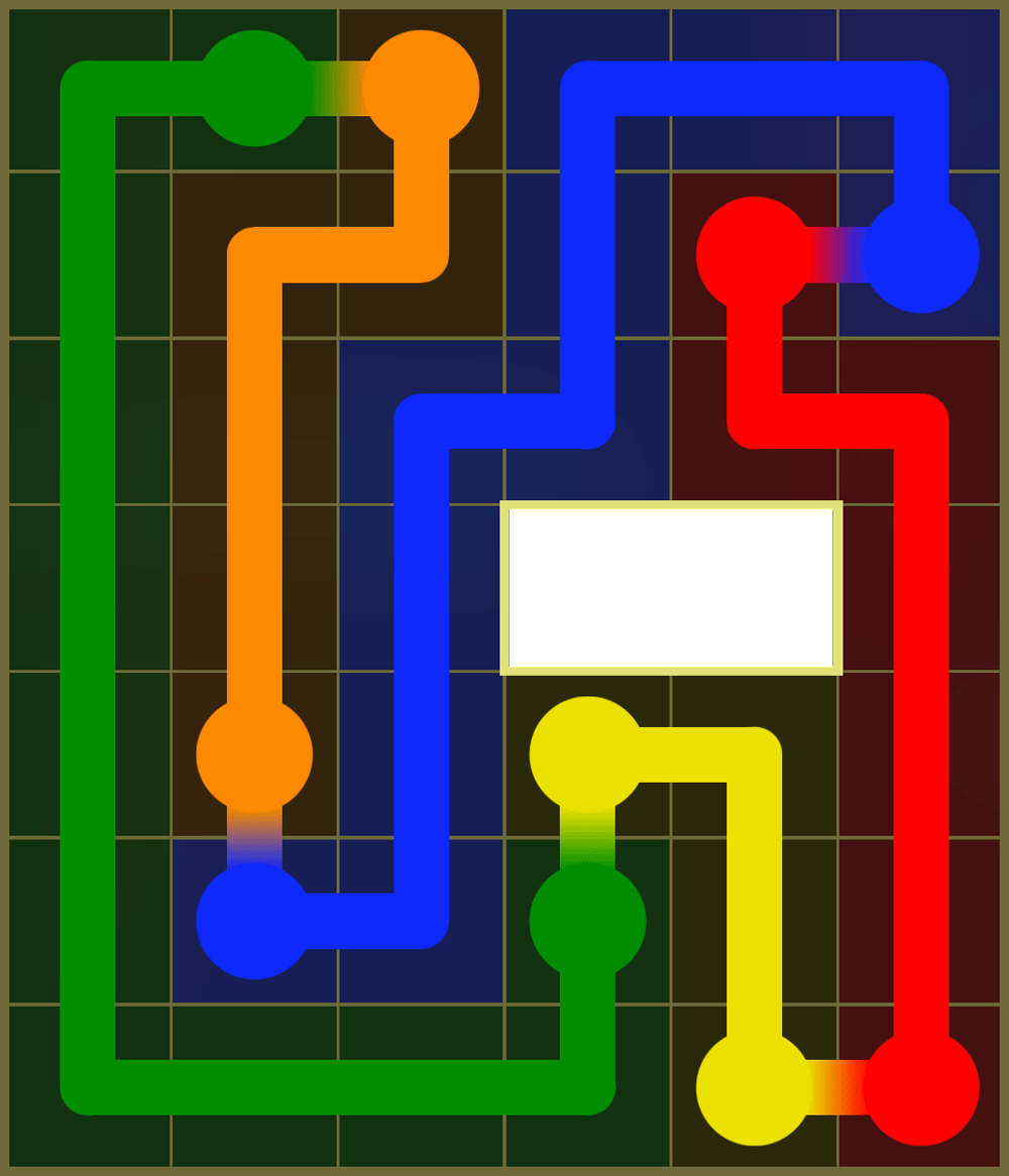 Flow Free 7553 Solution