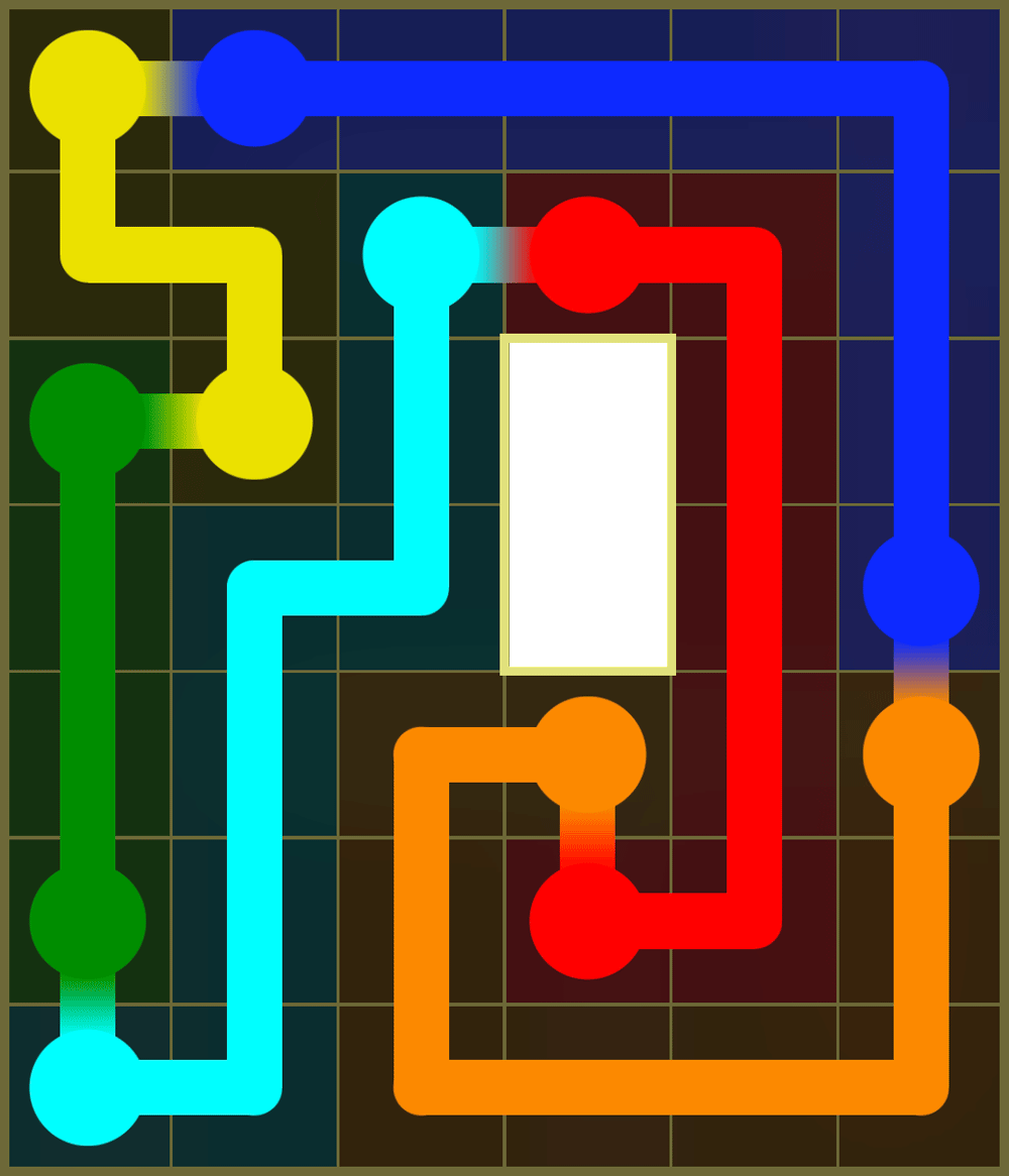 Flow Free 7554 Solution