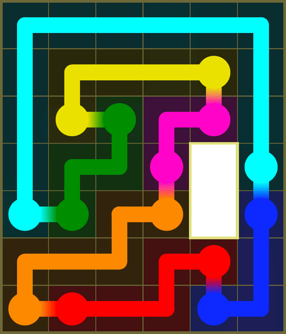 Flow Free 7556 Solution