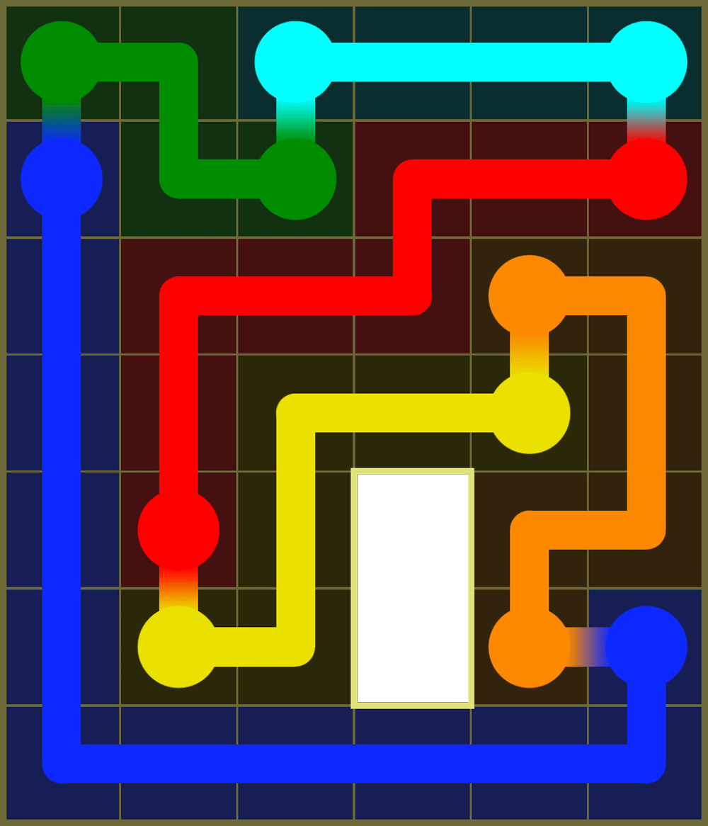 Flow Free 7557 Solution