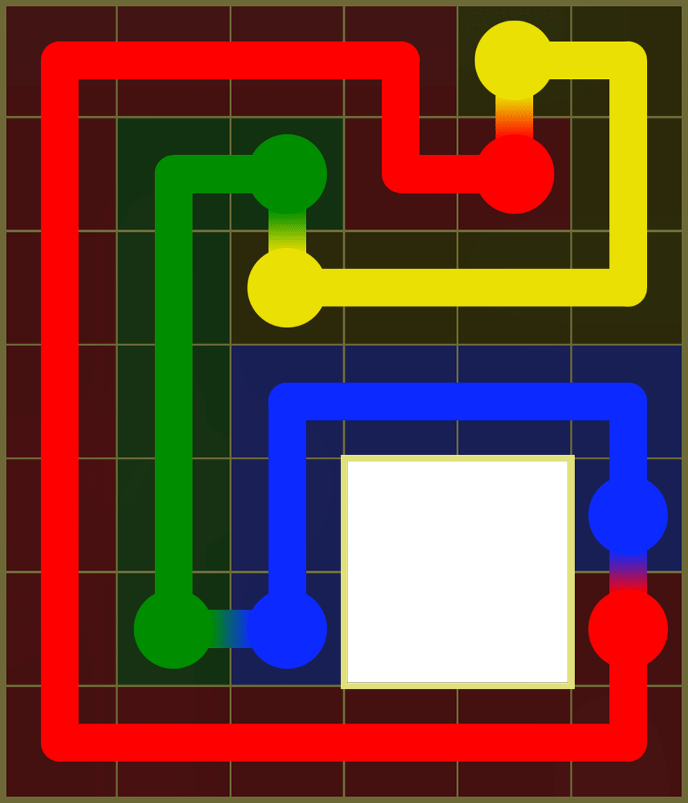 Flow Free 7539 Solution