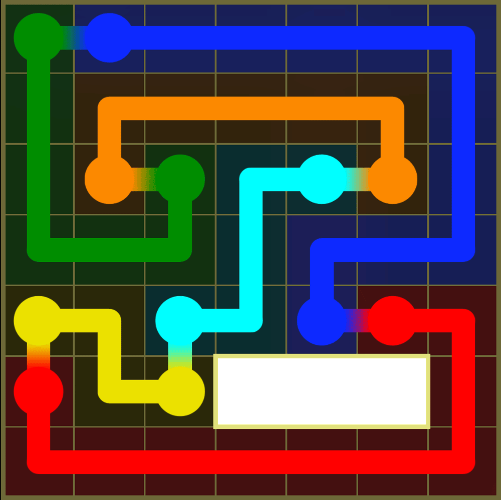 Flow Free 7573 Solution