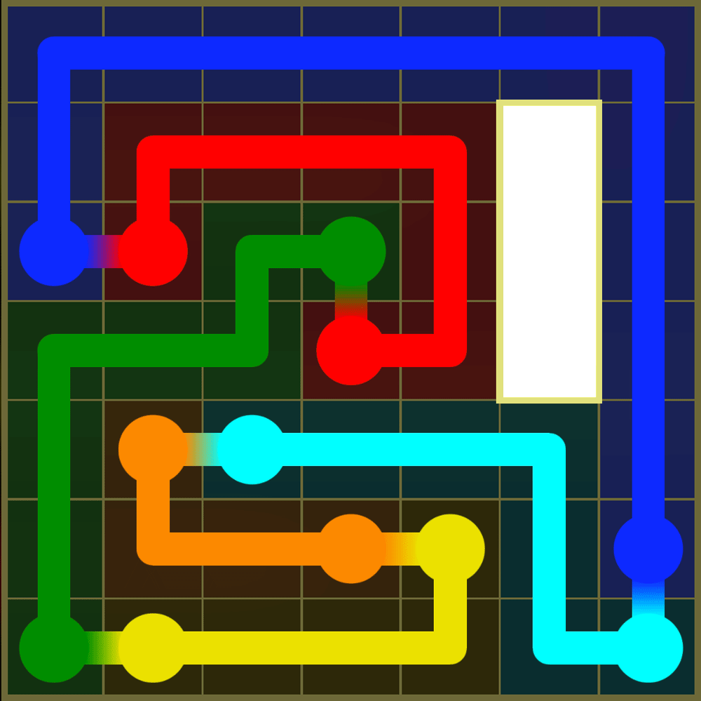 Flow Free 7584 Solution