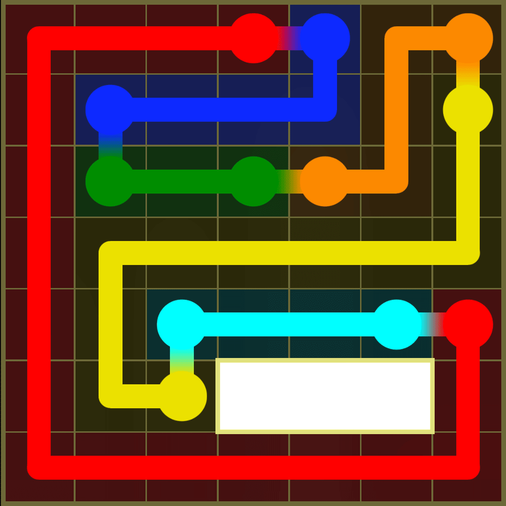 Flow Free 7587 Solution