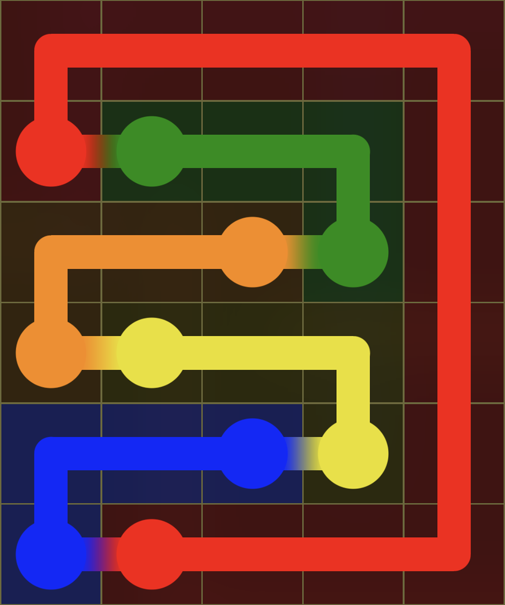 Flow Free 7621 Solution