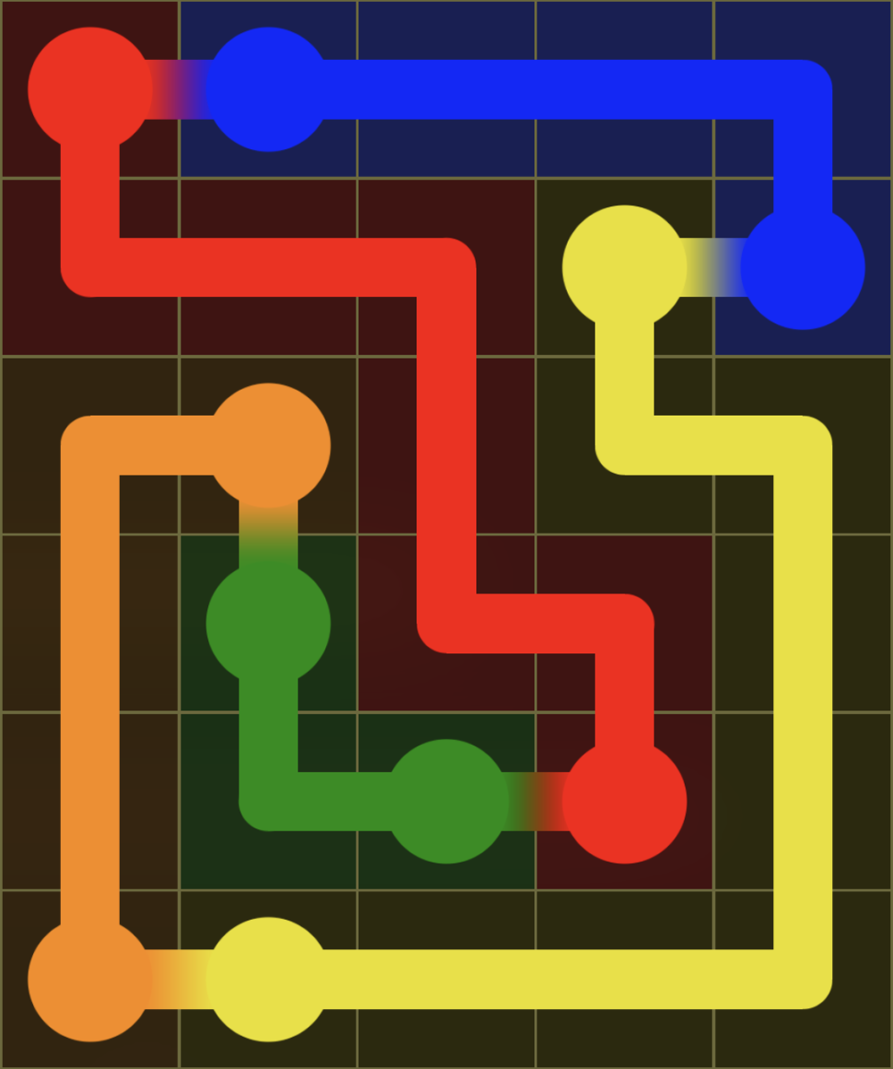 Flow Free 7624 Solution