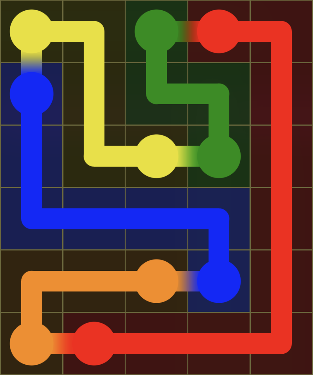 Flow Free 7627 Solution