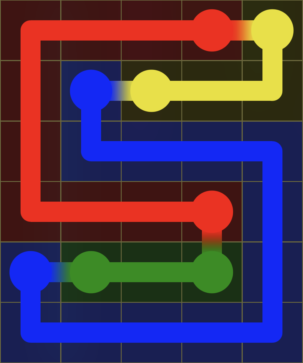 Flow Free 7629 Solution