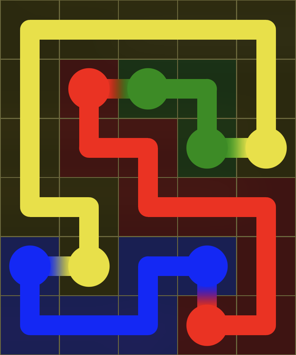 Flow Free 7632 Solution