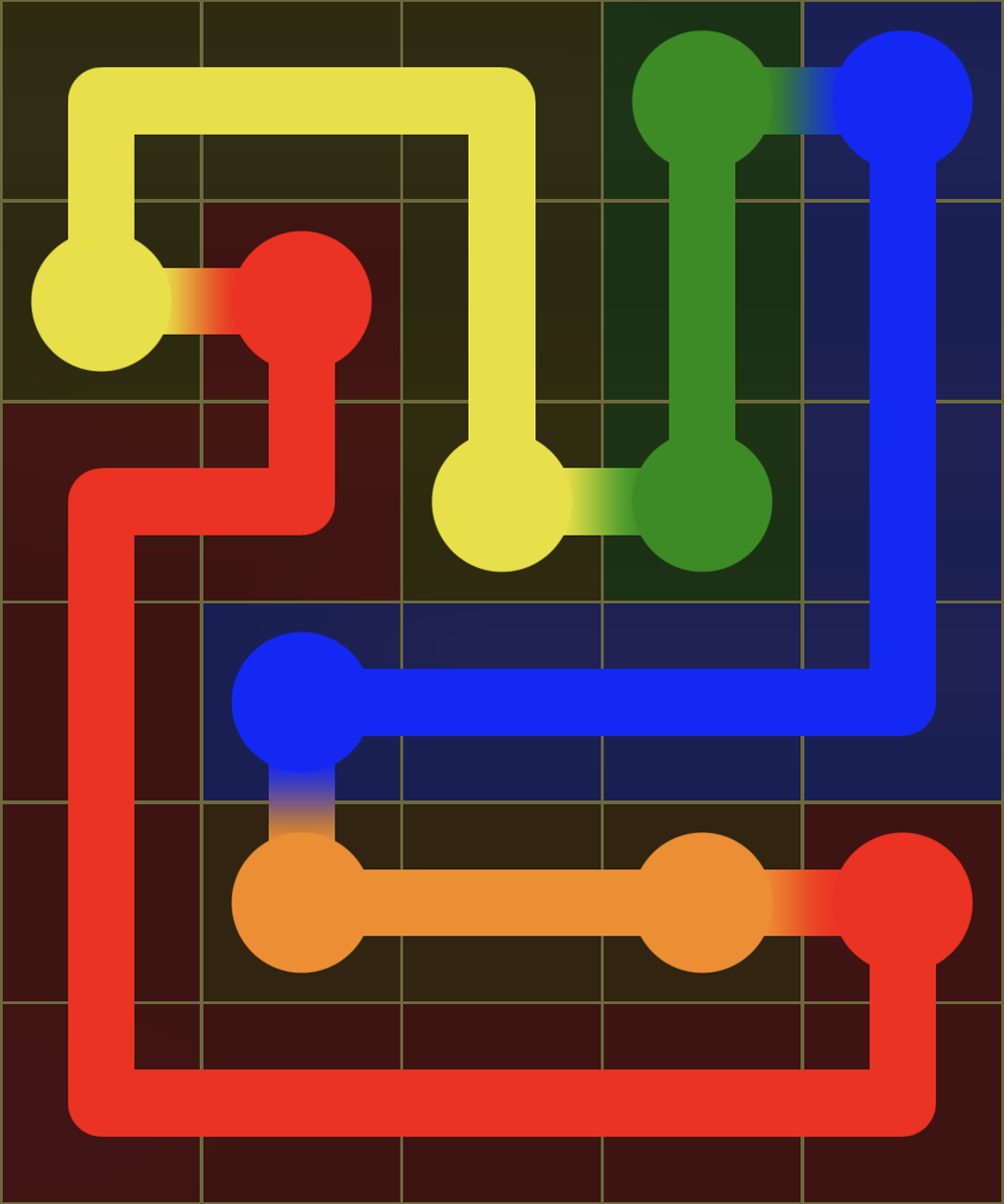 Flow Free 7633 Solution
