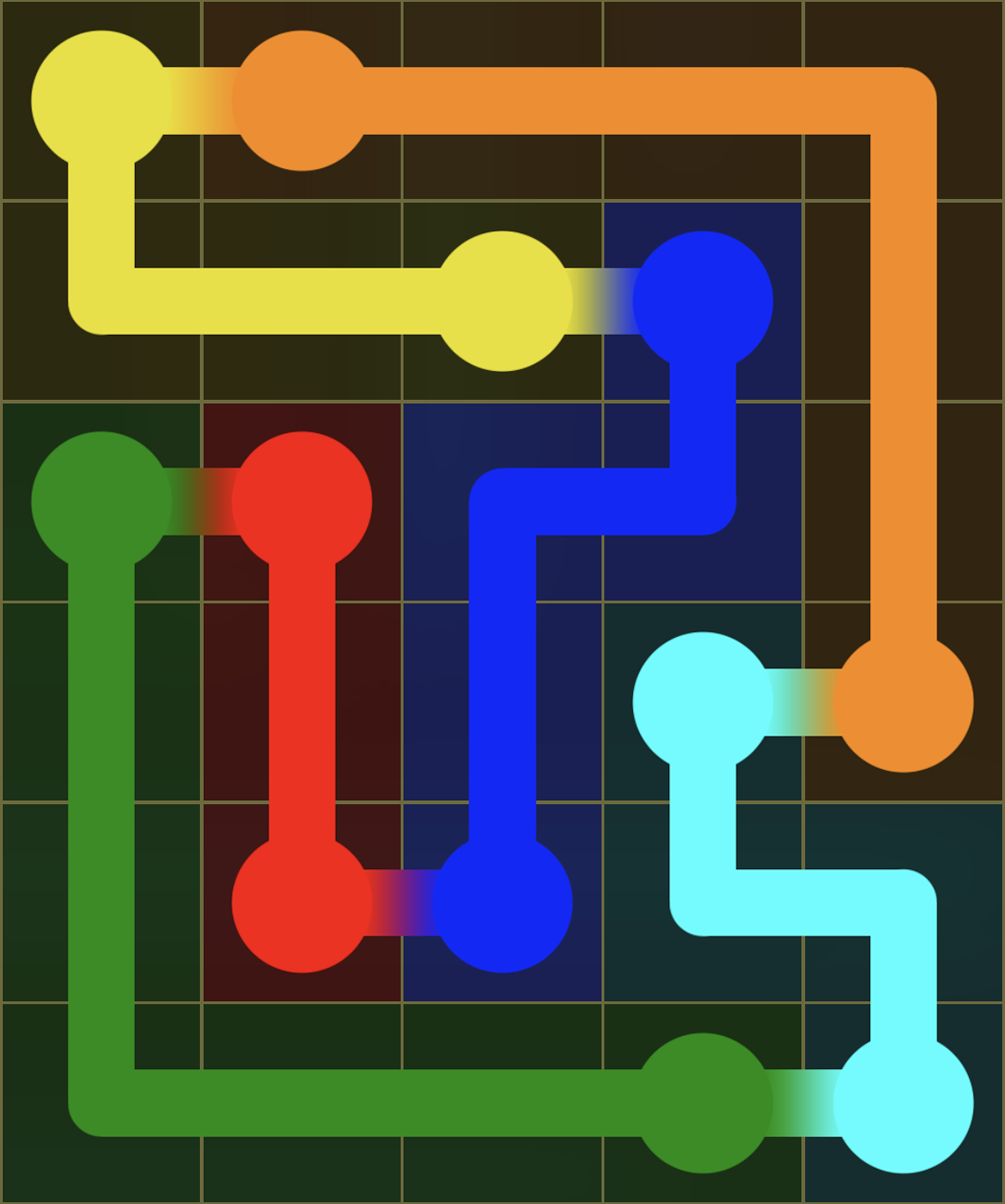 Flow Free 7637 Solution