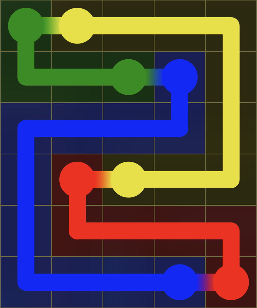 Flow Free 7639 Solution