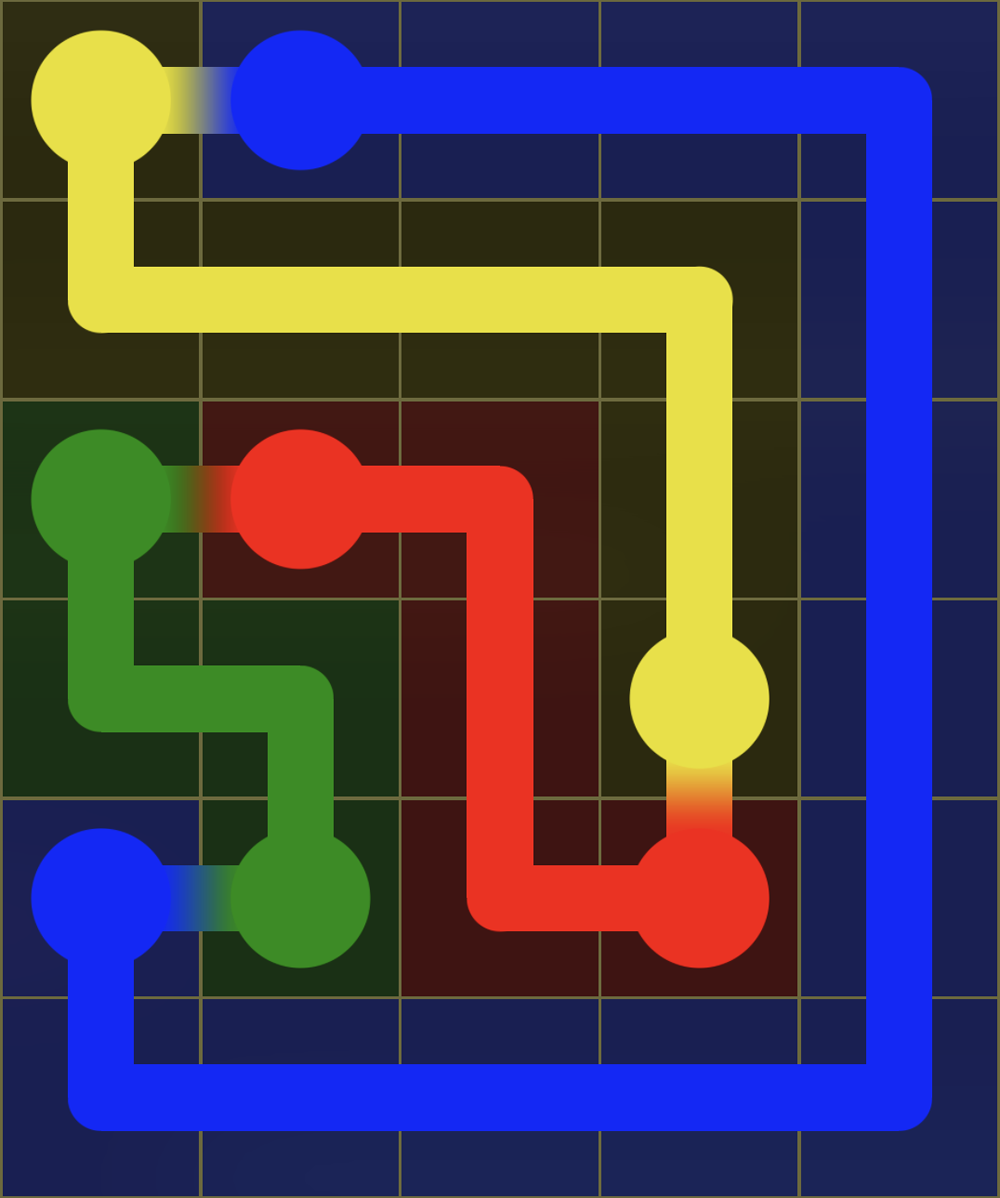 Flow Free 7641 Solution