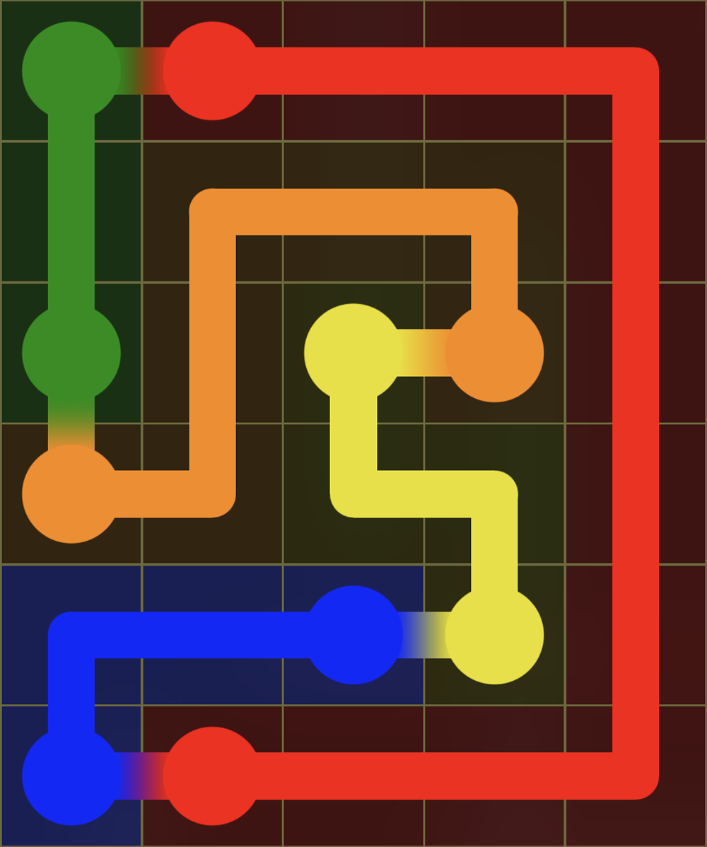 Flow Free 7644 Solution